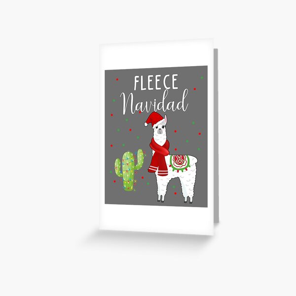 Item preview, Fleece Navidad Llama designed and sold by PopArtDesigns.