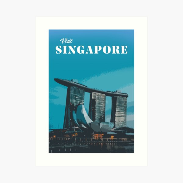 Singapore Art Print