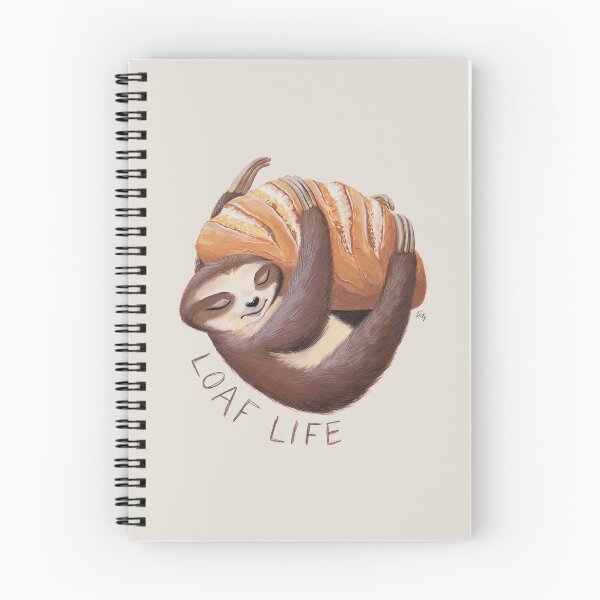Item preview, Loaf Life Sloth designed and sold by Theysaurus.