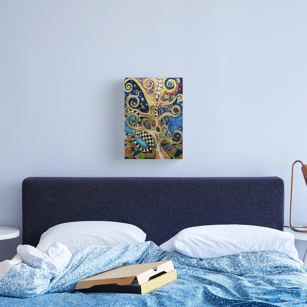 The Changing Seasons of Klimt Canvas Print