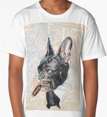 French Bulldog Series - Diesel Smokes Long T-Shirt