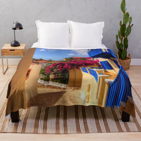 Artikelvorschau, Blaue Farbe und Bougainvillea entworfen und verkauft von tomg.