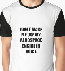 Aerospace Engineer Gift for Coworkers Funny Present Idea Graphic T-Shirt