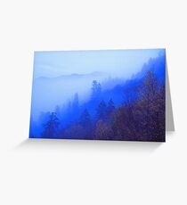 Tarjeta de felicitación NIEBLA DE MONTAÑA