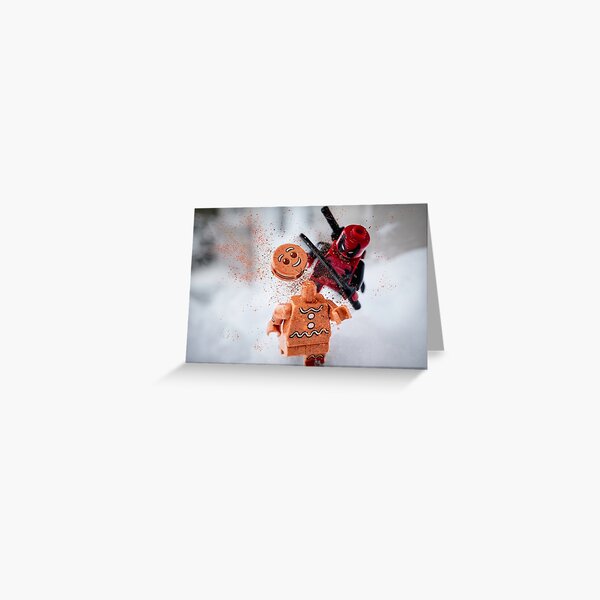 Gingerbread peril Greeting Card