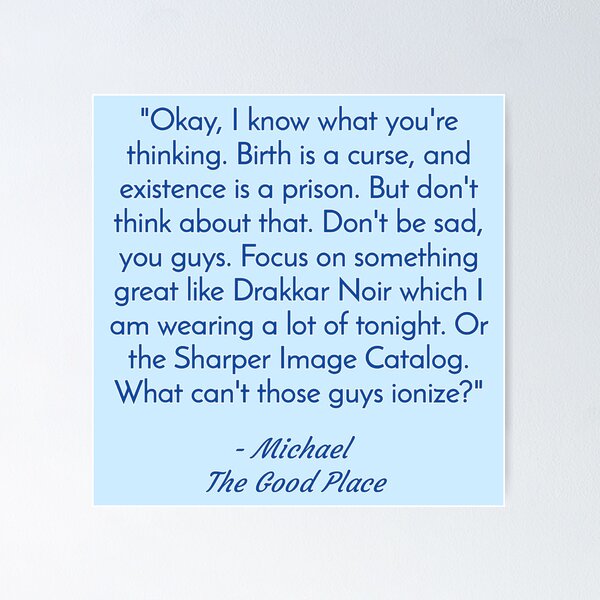 The good place michael deals life is a prison