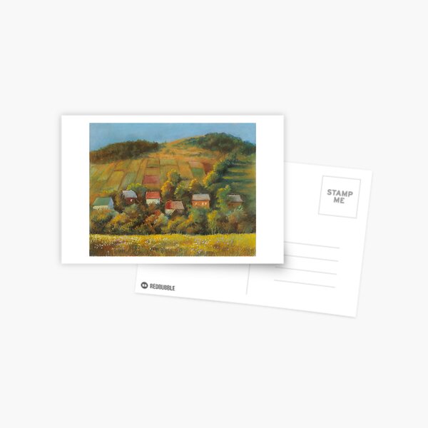 Item preview, Sunny evening in Carpathian foothills designed and sold by Vira Kalinovska.