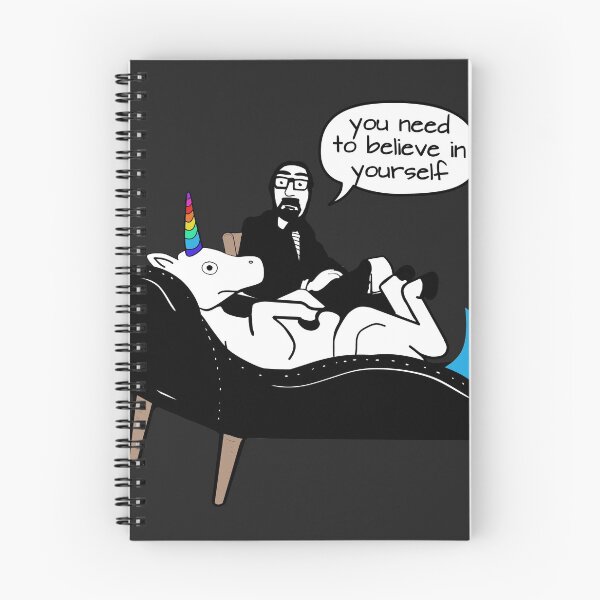 Item preview, Therapist - Unicorn does not believe in itself. designed and sold by Quentin1984.