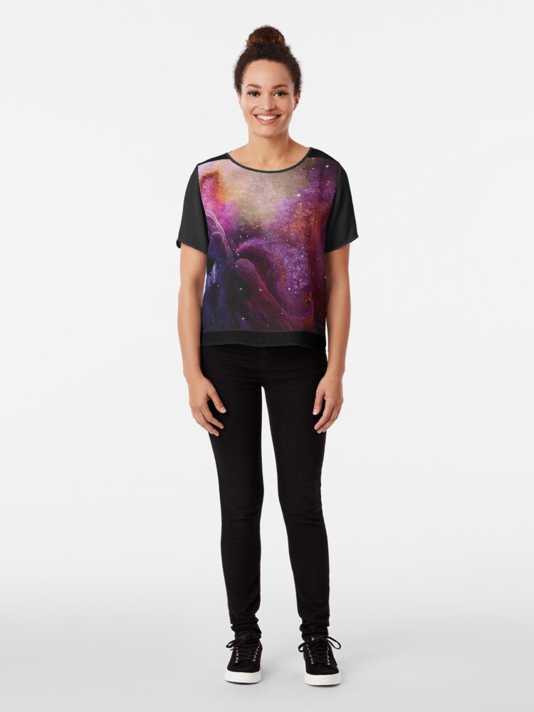 Alternate view of Orion's Nebula Chiffon Top
