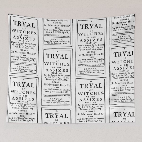 Item preview, A TRYAL OF WITCHES- Vintage 17th Century Witch Trial Print  designed and sold by The-Hearth.