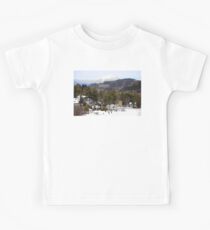Mirror Lake Inn, Dorf von Lake Placid NY Kinder T-Shirt