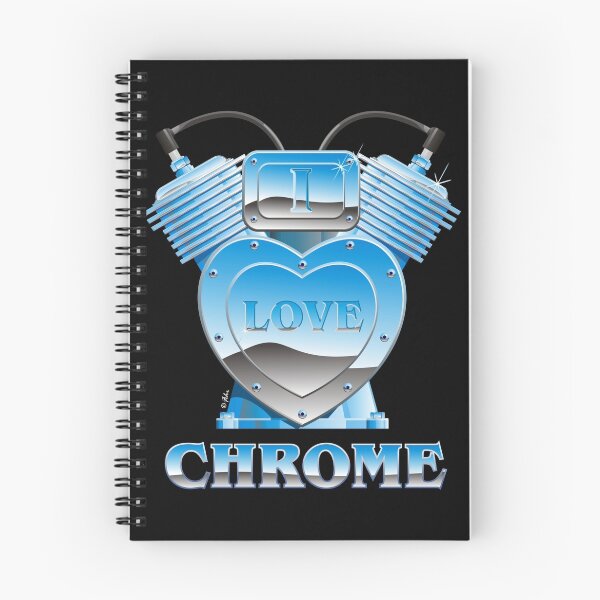 Item preview, I Love Chrome, on black designed and sold by William Fehr.