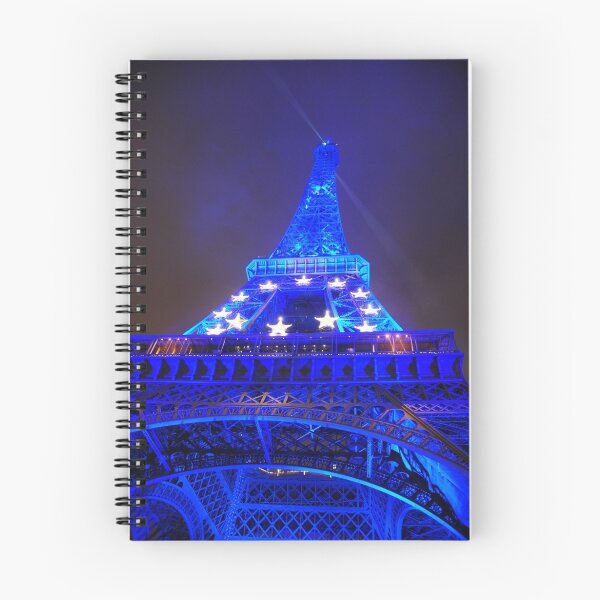 Aperçu de l'œuvre Blue Eiffel Tower créée et vendue par Tinkerbella.
