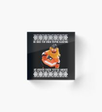 A Very Gritty Christmas Sweater Acrylic Block