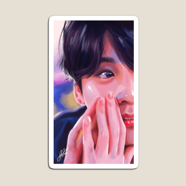 Item preview, BTS Jungkook fanart (oil paint)  designed and sold by BtsArmyStuff.