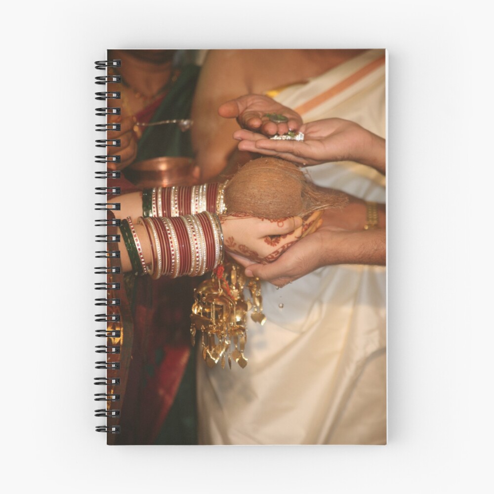 Item preview, Spiral Notebook designed and sold by AnIndianWedding.