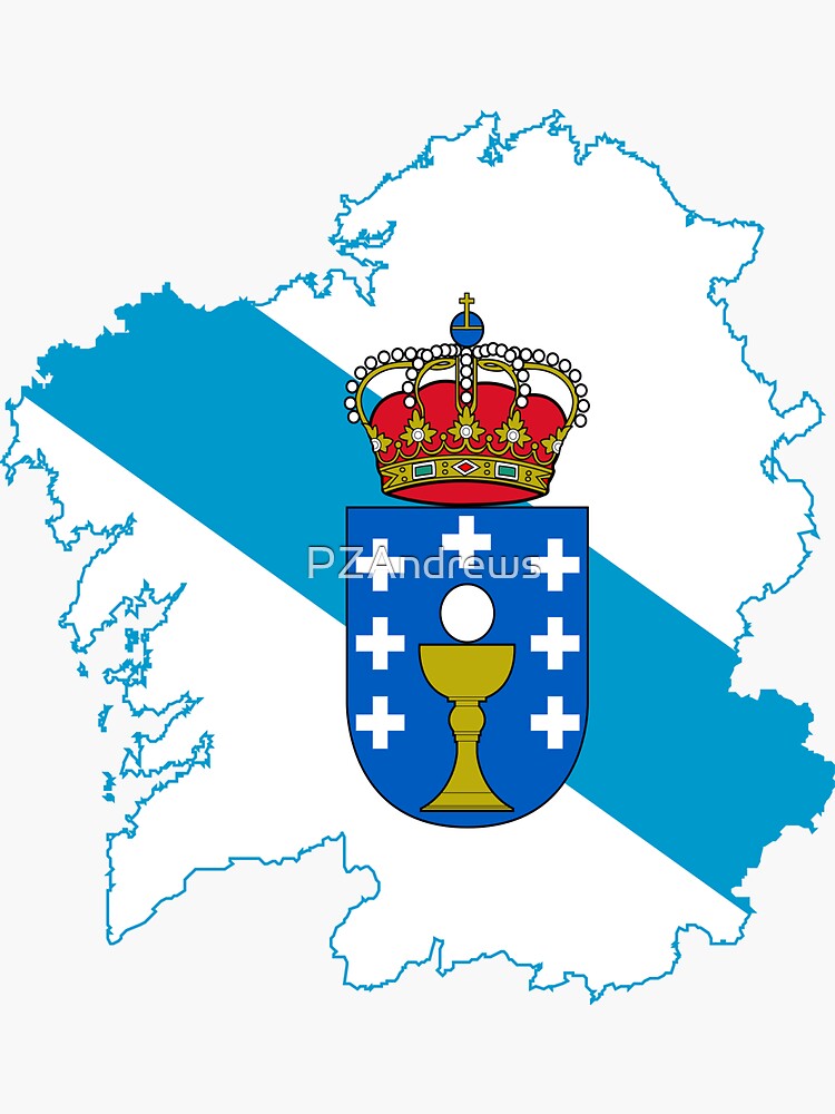 Pegatina bandera Galicia