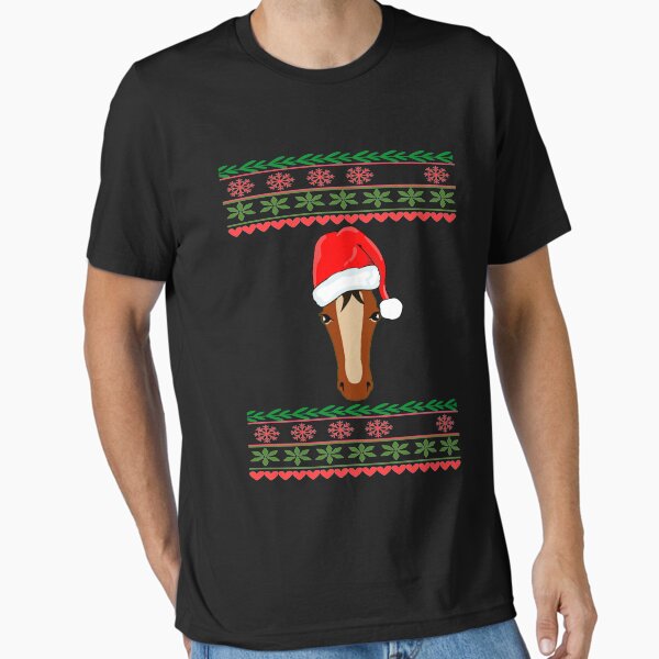 Item preview, Christmas Horse T-shirt  Equestrian Tee designed and sold by kmpfanworks.