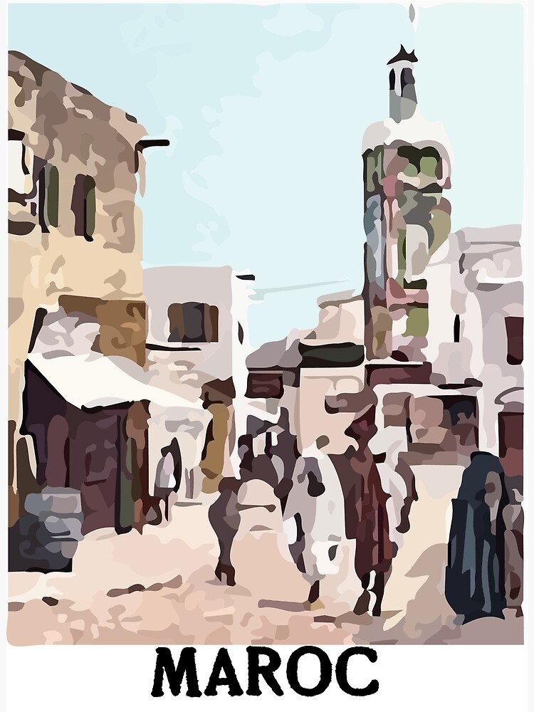 1900s Travel Postcard Morocco by WorldLily