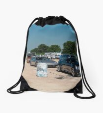 Grid Lineup Drawstring Bag
