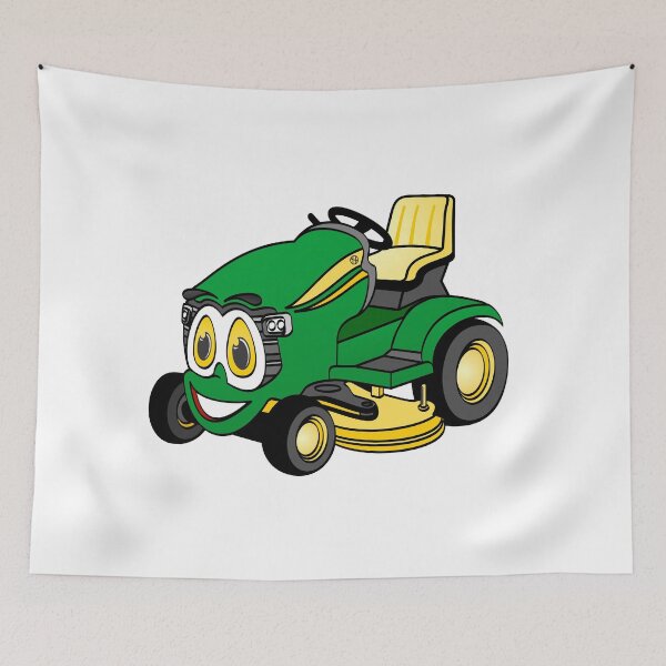 Item preview, Green Riding Lawn Mower designed and sold by Scott Hayes.