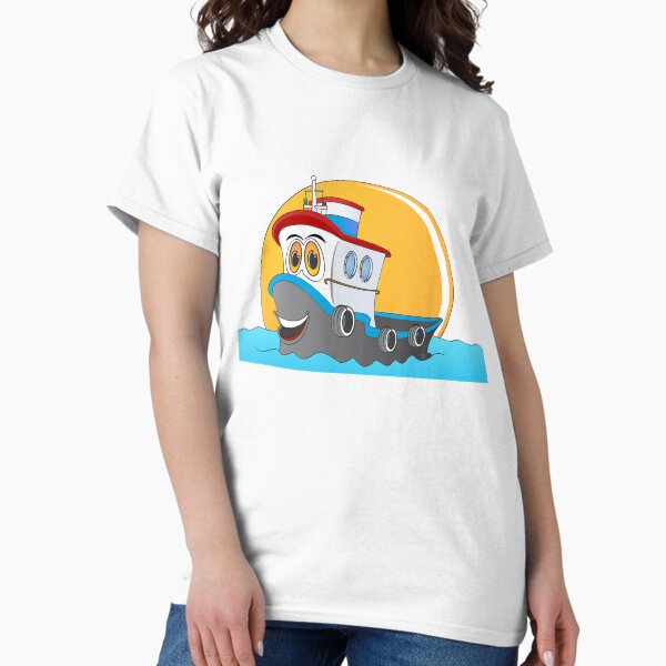 Item preview, Tug Boat Cartoon designed and sold by Scott Hayes.