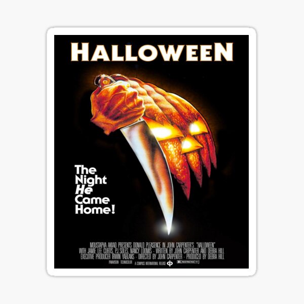 Original Halloween Poster Sticker