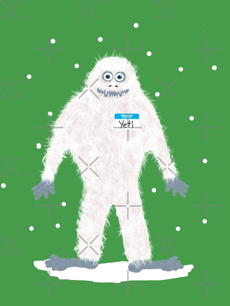 Yeti with Name tag Tote Bag for Sale by Amy Hadden