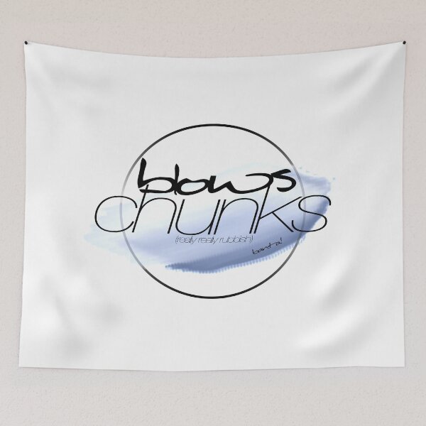 Item preview, Blows Chunks - circled big blue designed and sold by Banta.