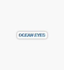 Ocean Eyes Billie Eilish Sticker