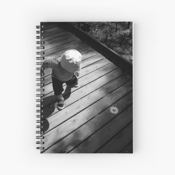 musical bridge hopping Spiral Notebook