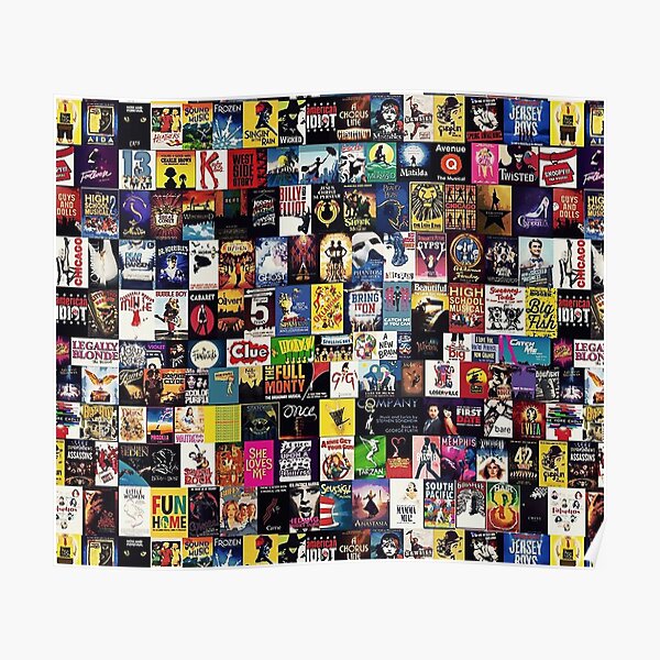 Musicals Broadway West End Poster