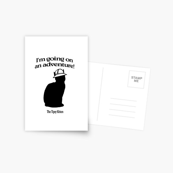 Adventure Kitten Postcard