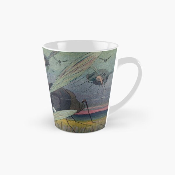 Item preview, Vintage Illustration of Attacking Mosquitoes (1912) designed and sold by BravuraMedia.