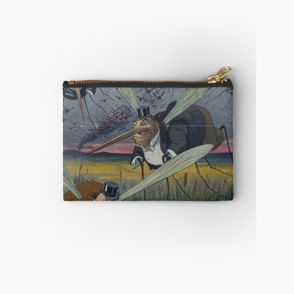 Item preview, Vintage Illustration of Attacking Mosquitoes (1912) designed and sold by BravuraMedia.