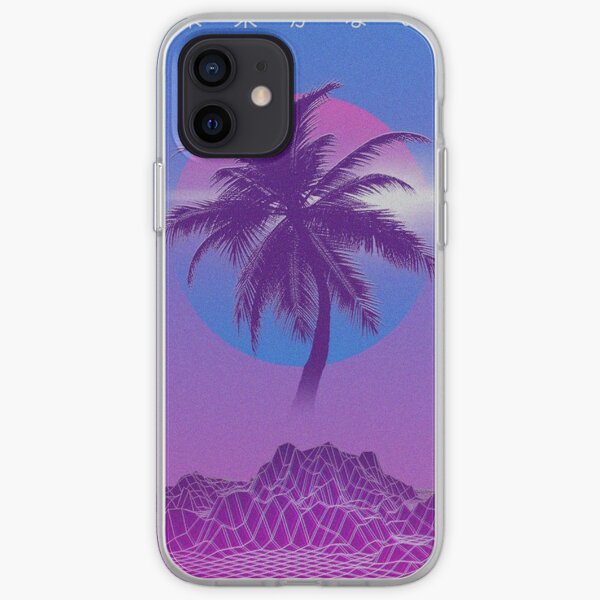 Palm Tree Vaporwave - Iphone & Galaxy Cases iPhone Soft Case