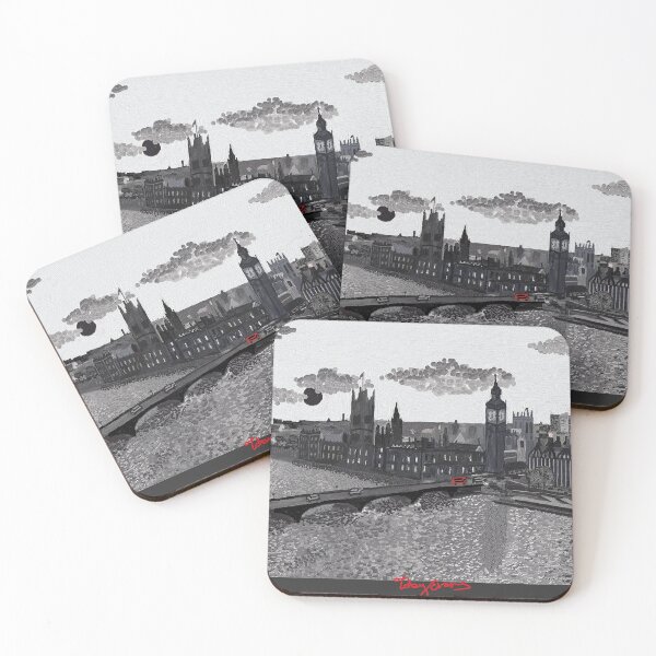 Item preview,  Westminster on the Thames, London  Black and white  designed and sold by Toby Evans.