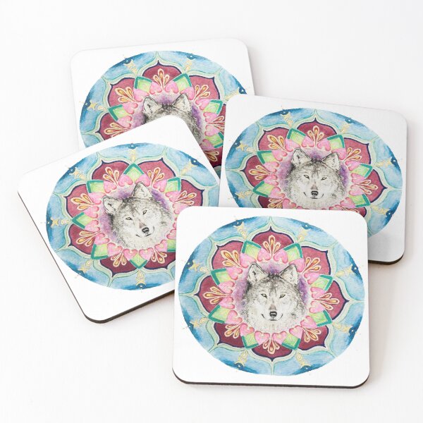 Item preview, Wolf Mandala designed and sold by Kyra C. Kalageorgi.