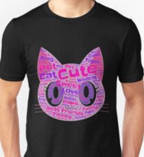 Katze Fratze Purple Unisex T-Shirt