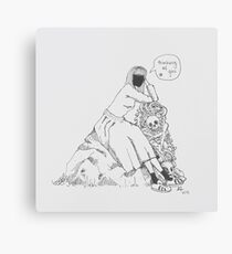 thinking of you Canvas Print