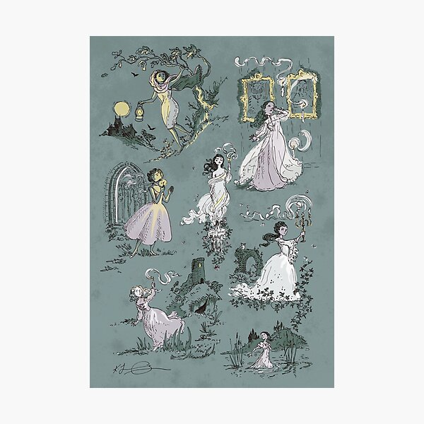 Item preview, Girls Running From Houses designed and sold by tanaudel.
