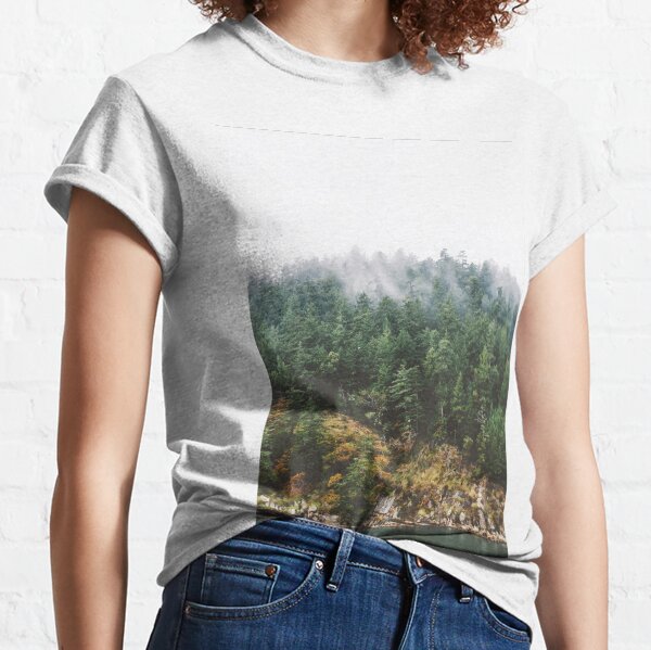 Foggy Vancouver Island Classic T-Shirt