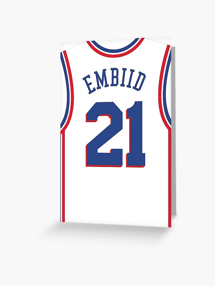 Joel embiid white store jersey