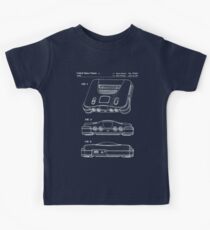 N64 Nintendo Patent - N64 Console Art - Blueprint Kids Tee
