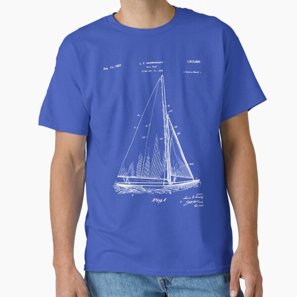 Item preview, Sailboat Patent - Yacht Art - Blueprint designed and sold by patentpress.