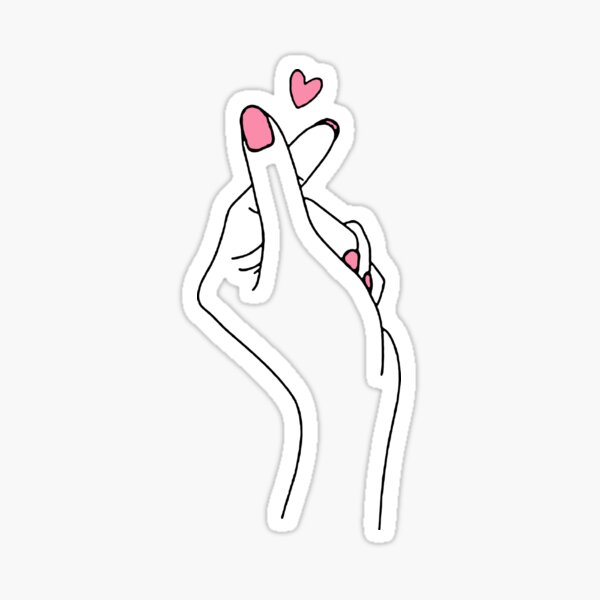 Cute Kpop Hand Sticker