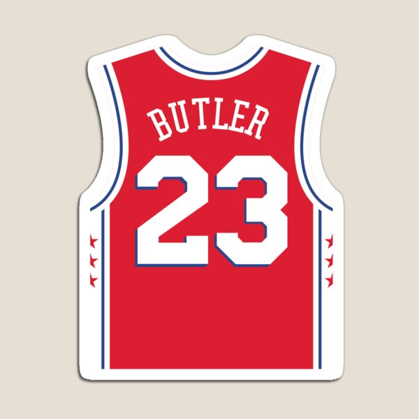 Jimmy Butler Red 76ers Jersey Greeting Card for Sale by
