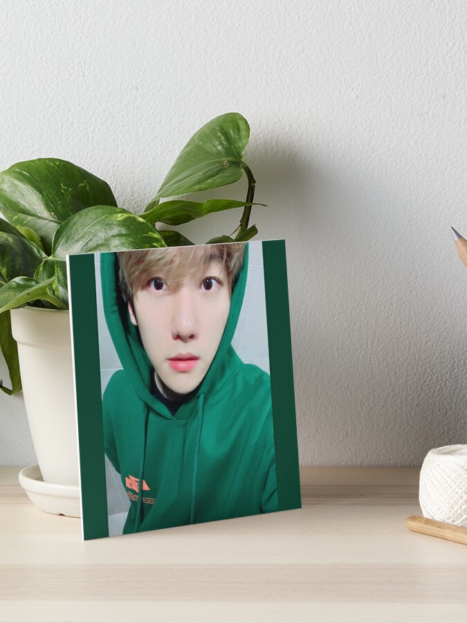 Exo Baekhyun Selca Art Board Print By Satanscookiecat Redbubble