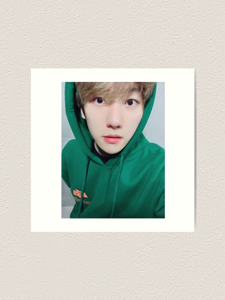 Exo Baekhyun Selca Art Print By Satanscookiecat Redbubble