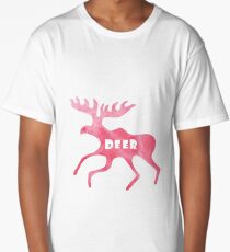 Christmas Deer Long T-Shirt